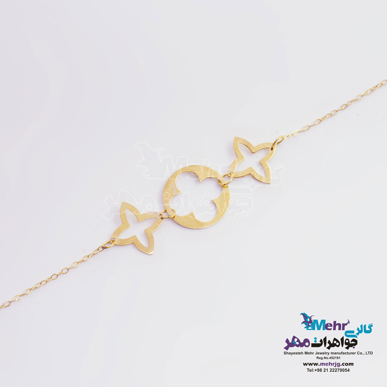 دستبند طلا - طرح ونکلیف