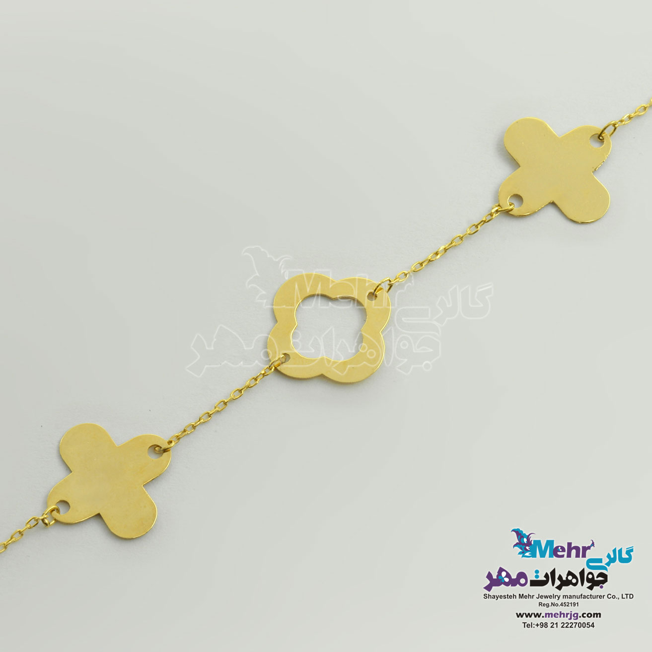 دستبند طلا - طرح ونکلیف