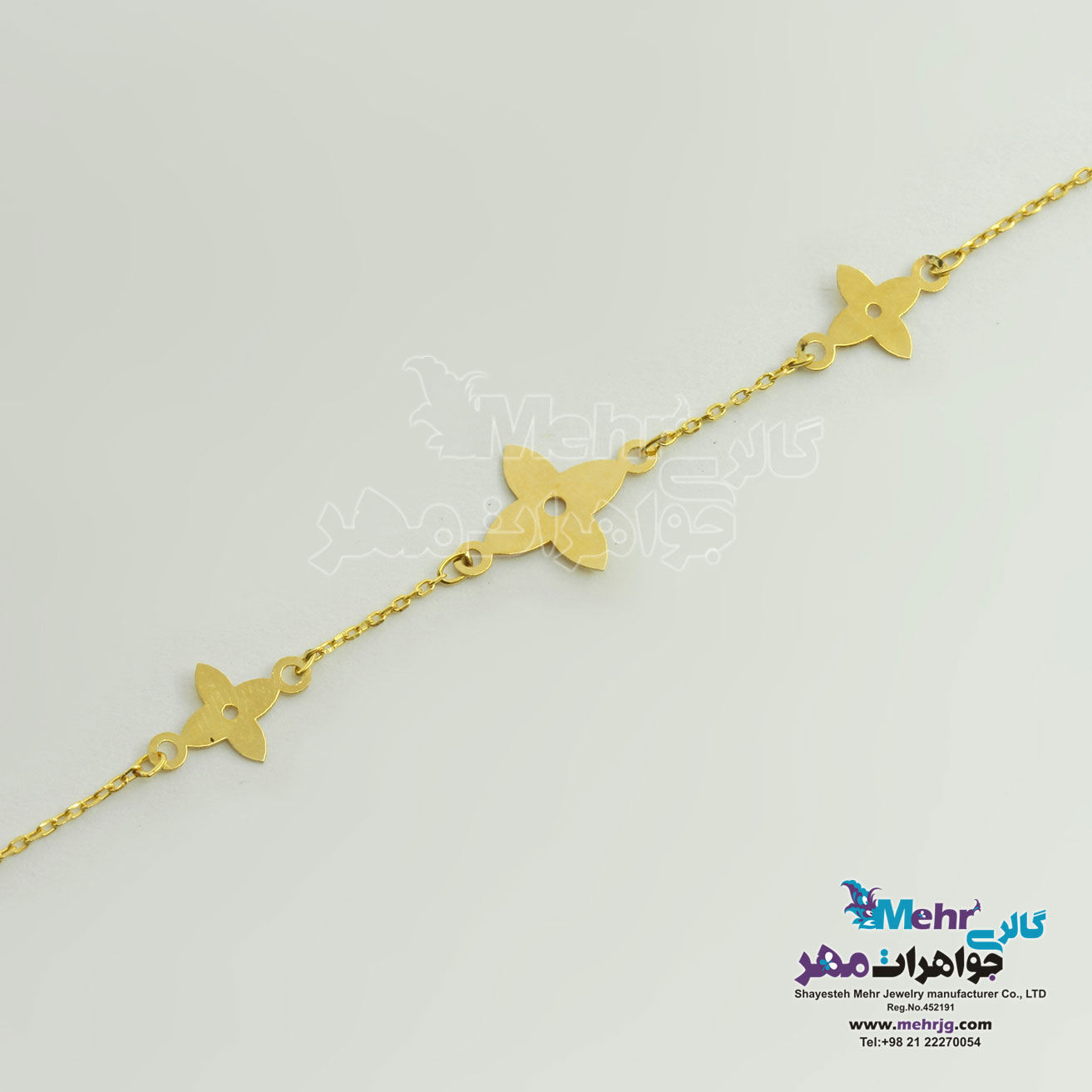 دستبند طلا - طرح ونکلیف