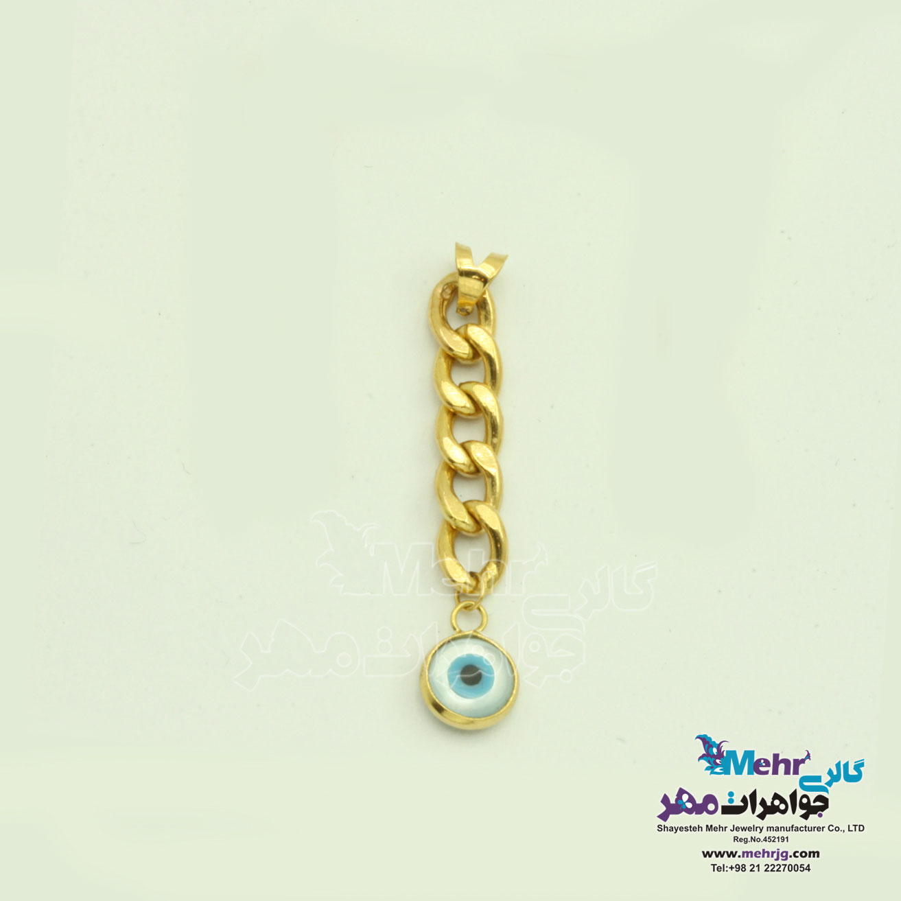 اویز طلا - طرح چشم نظر