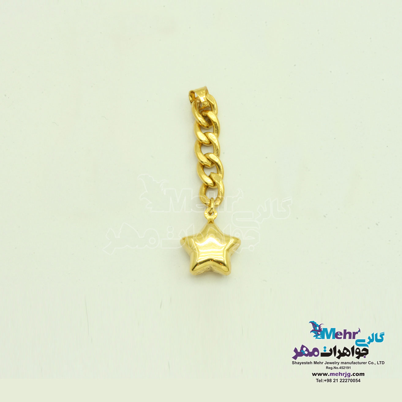 اویز طلا - طرح ستاره