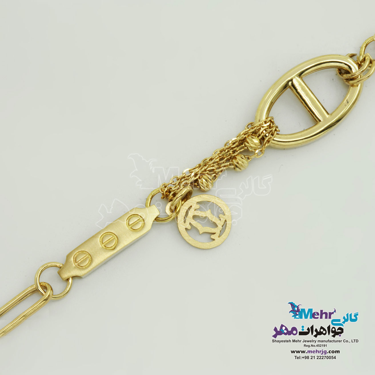 دستبند طلا - طرح زروان
