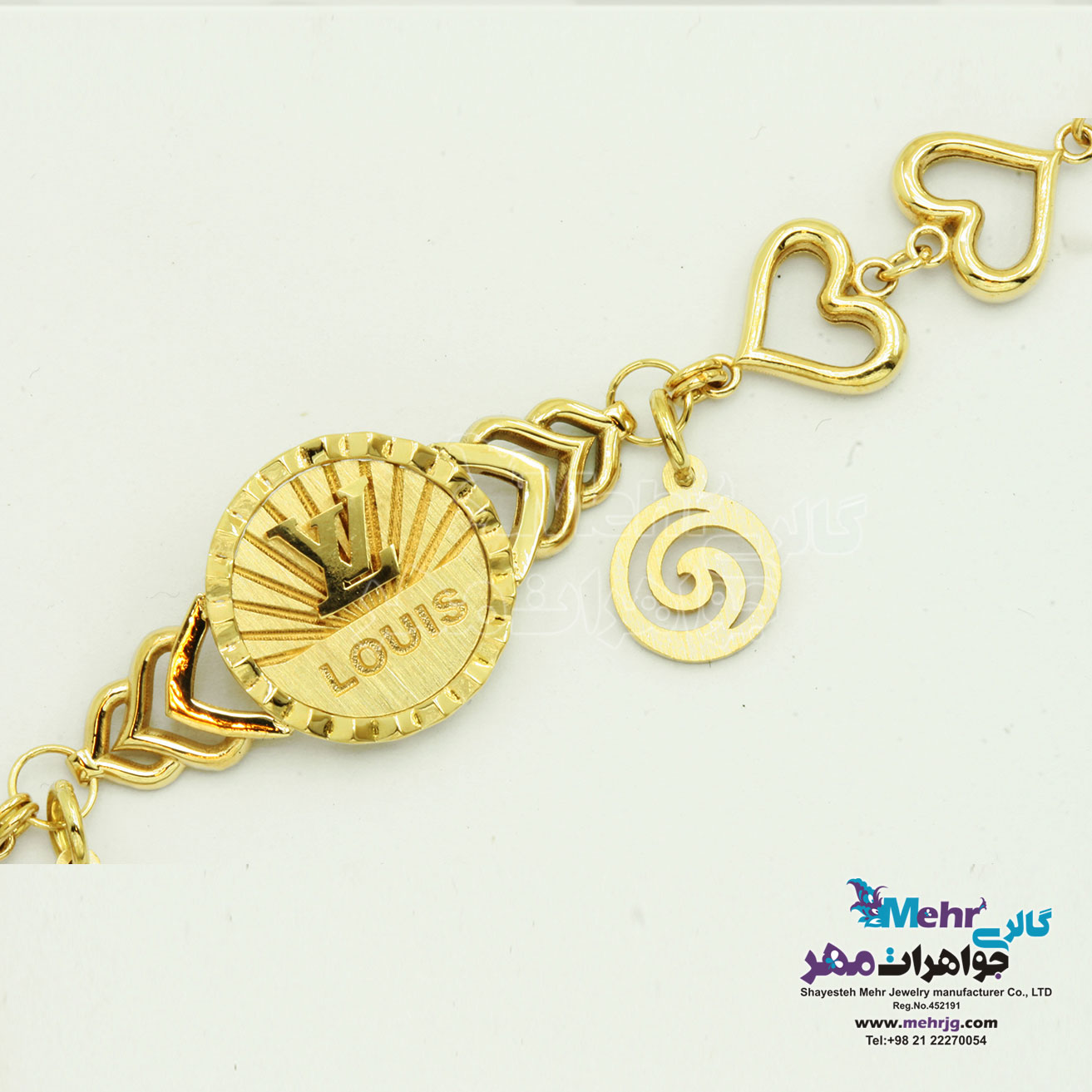 دستبند طلا - طرح زروان