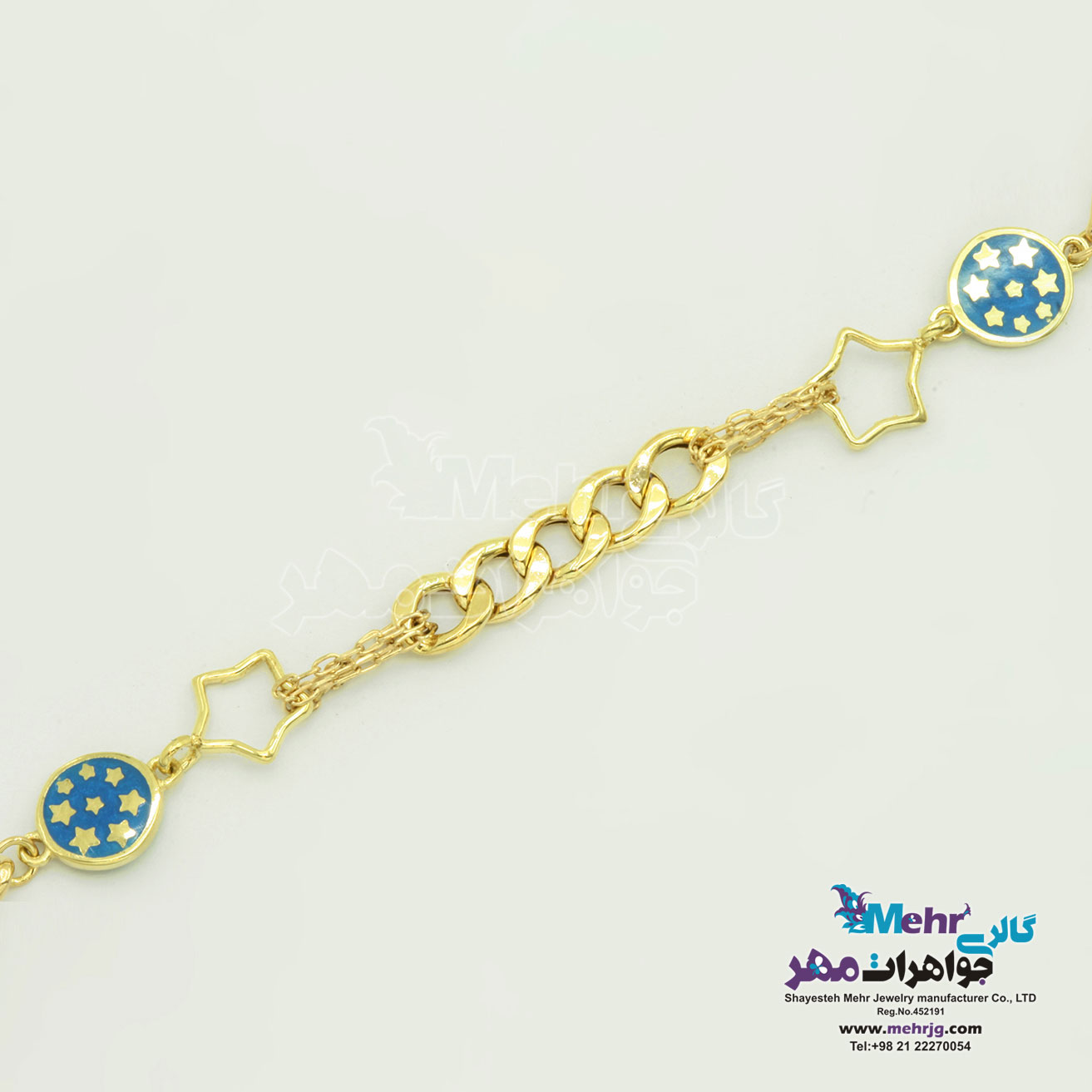 دستبند طلا - طرح زروان