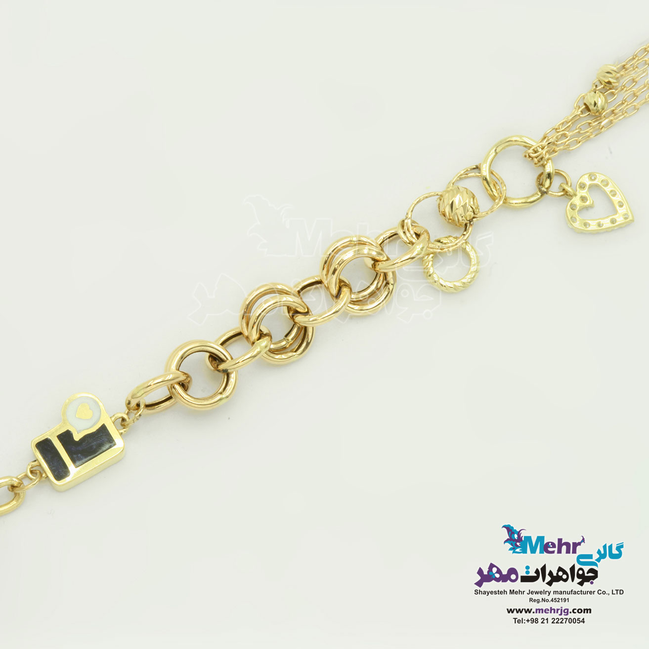 دستبند طلا - طرح زروان