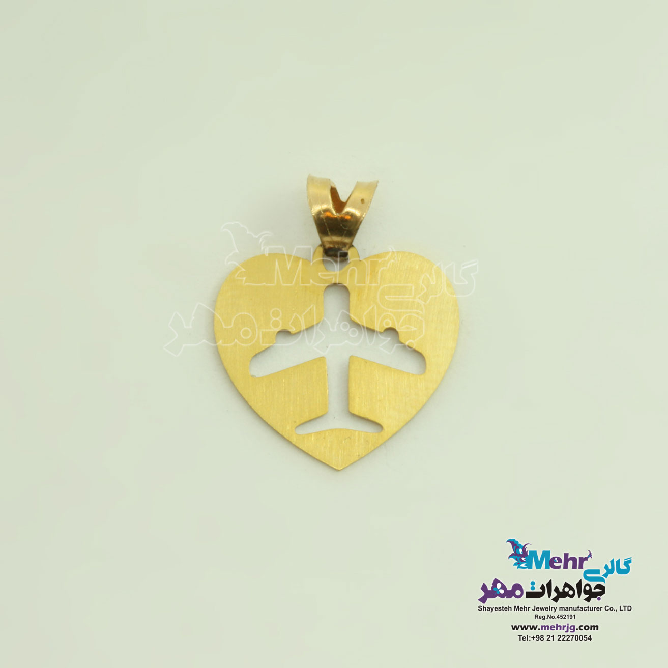 آویز طلا - طرح هواپیما