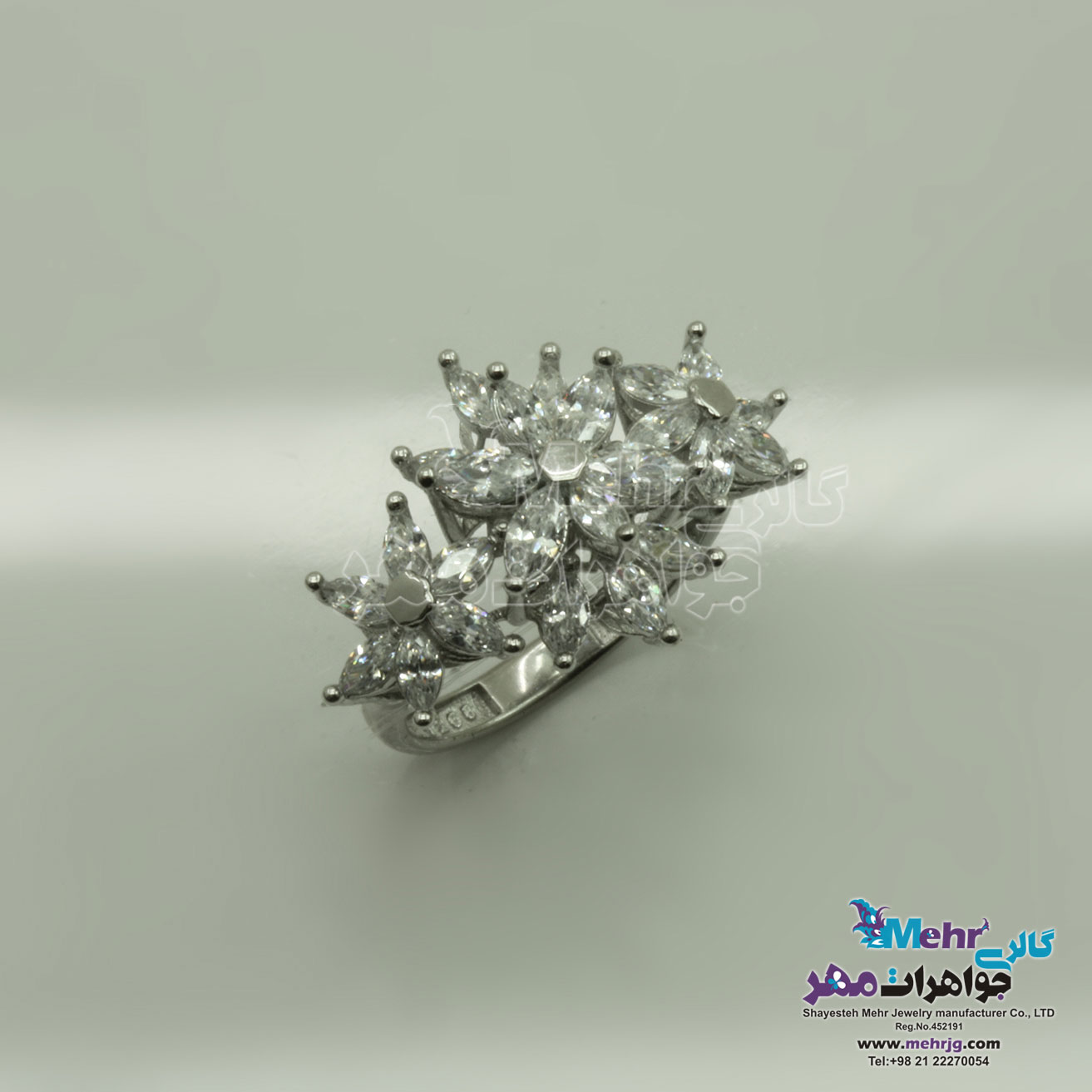 انگشتر طلا - طرح فلاور