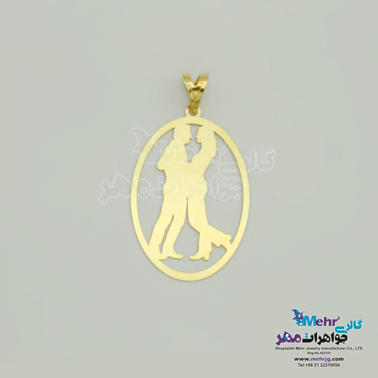 آویز طلا - طرح عاشقانه