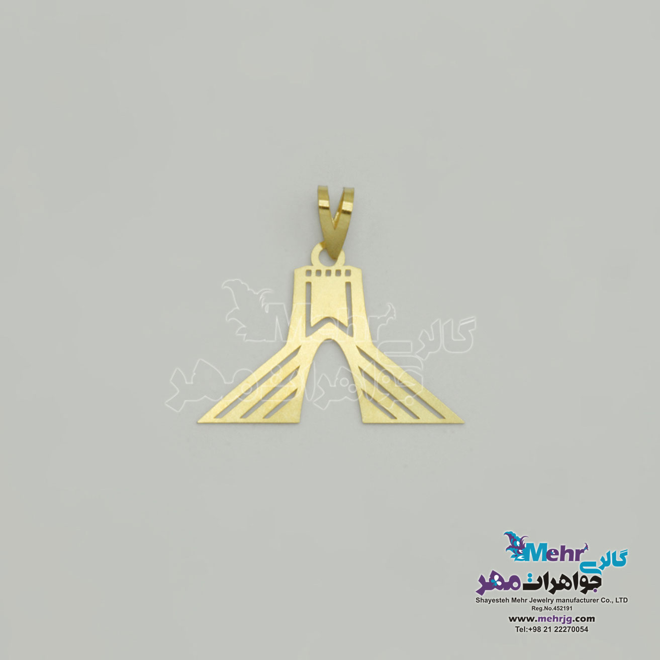 آویز طلا - طرح آزادی