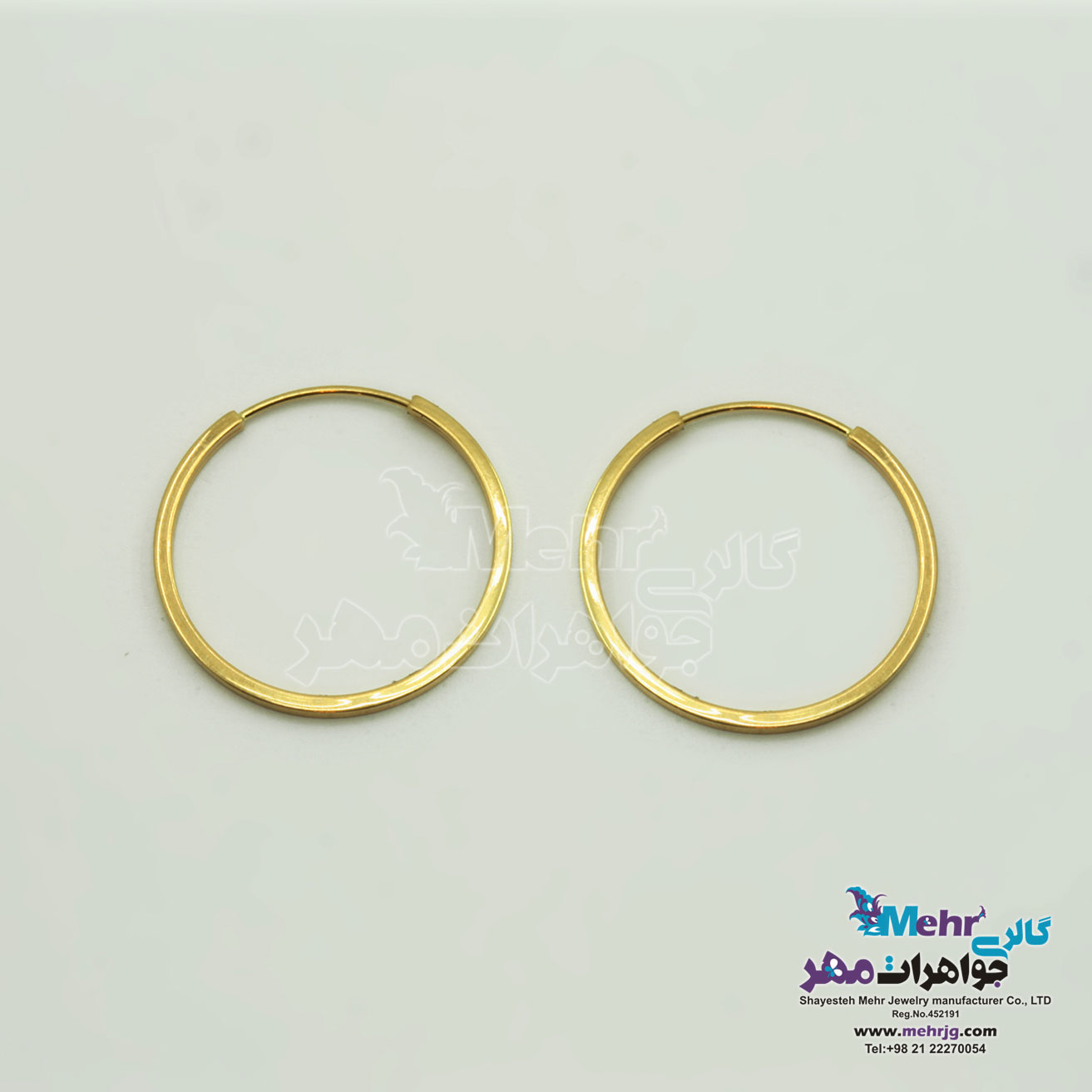 گوشواره طلا - طرح حلقه‌ای