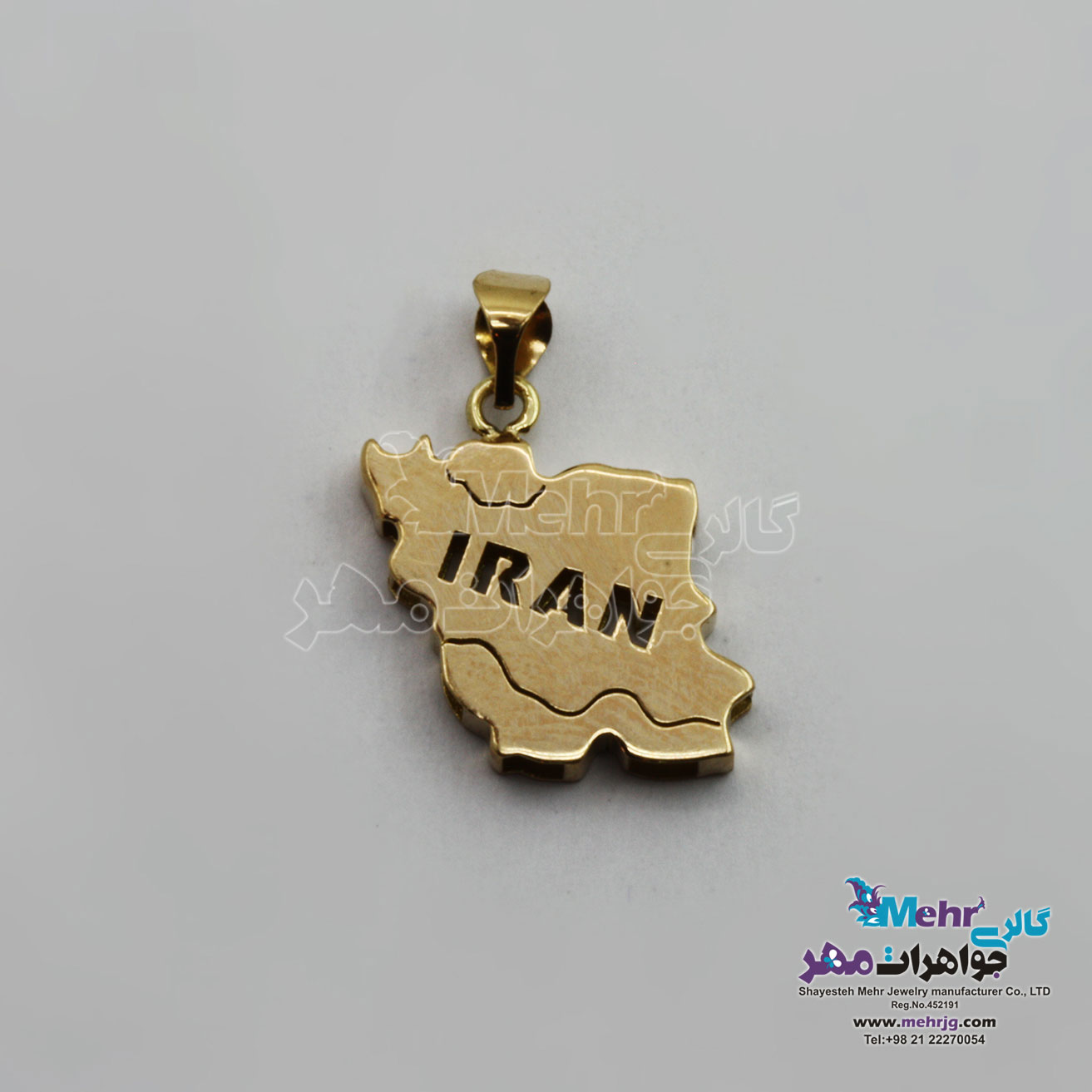 آویز طلا - طرح ایران