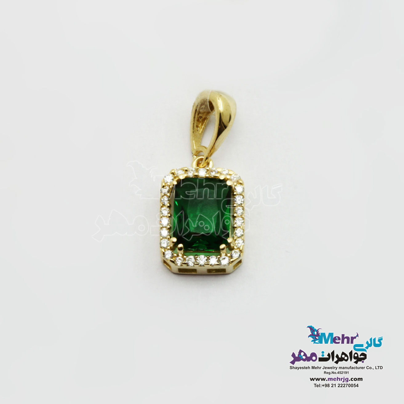 آویز طلا - طرح هندسی