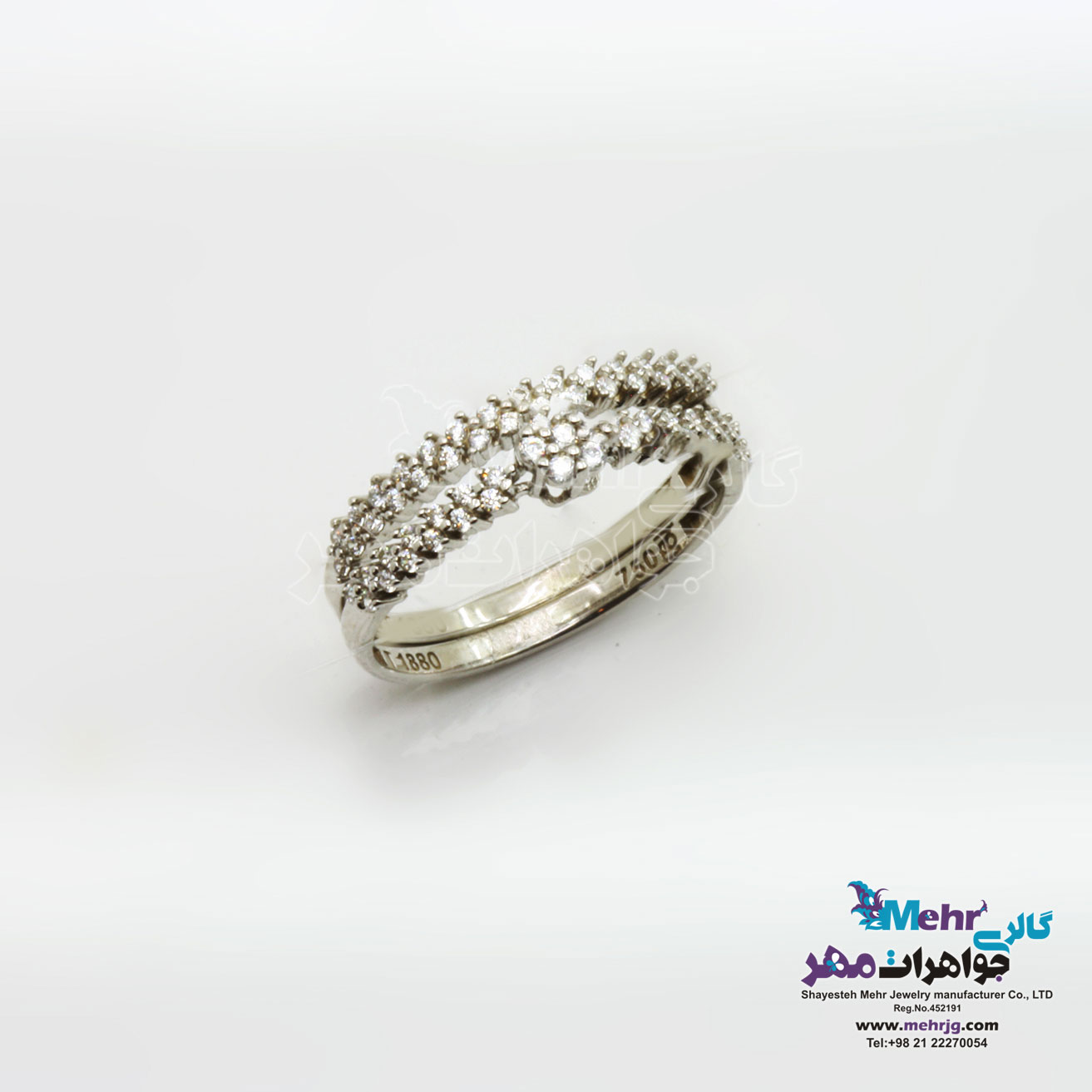 انگشتر طلا - طرح حلقه پشت حلقه