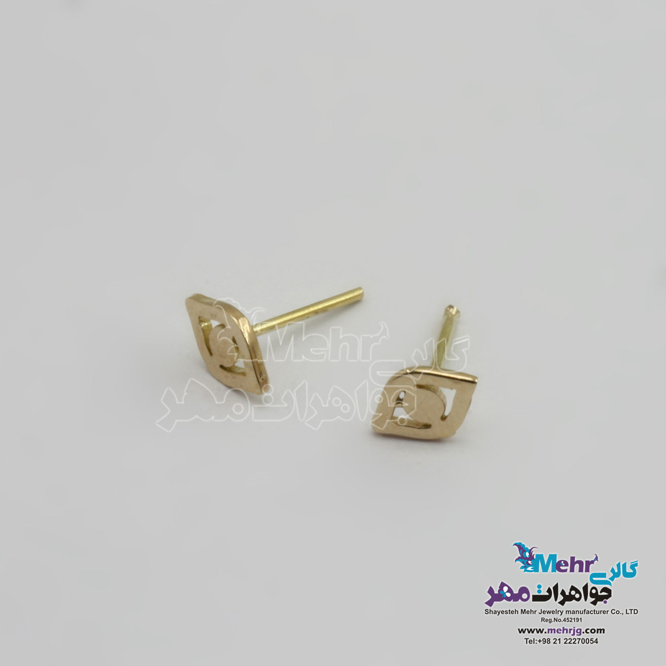 گوشواره طلا - طرح چشم