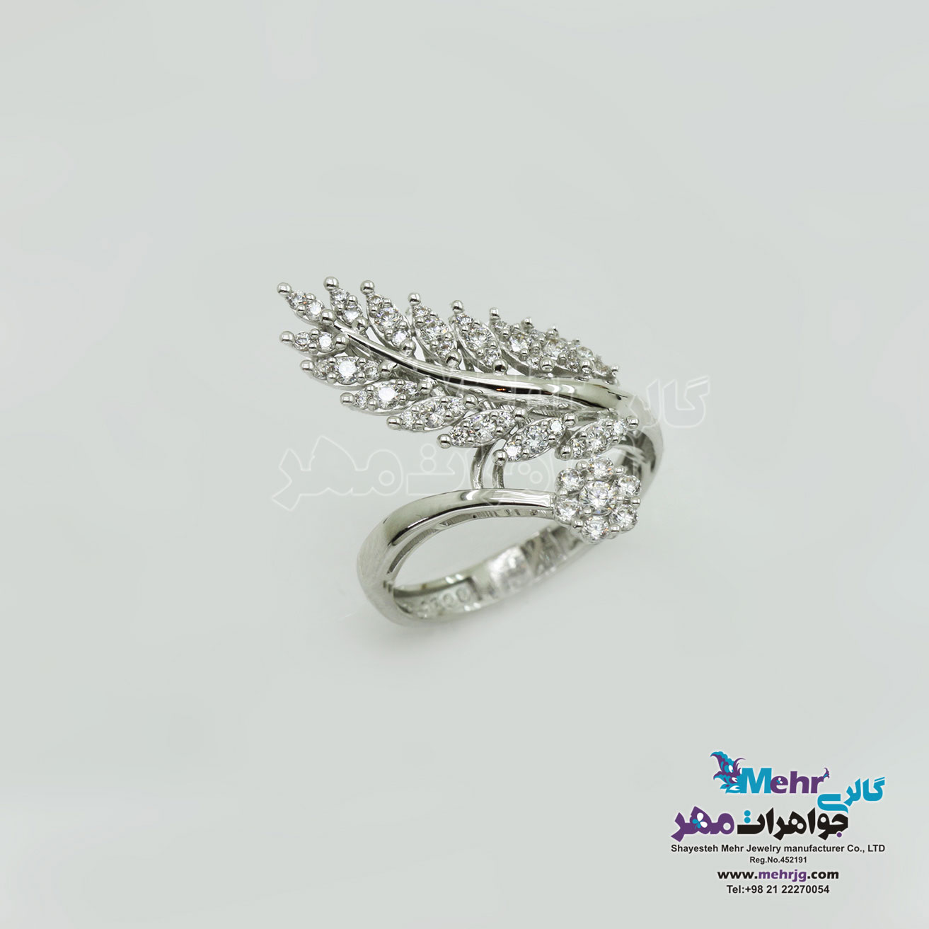 انگشتر طلا - طرح خوشه ای