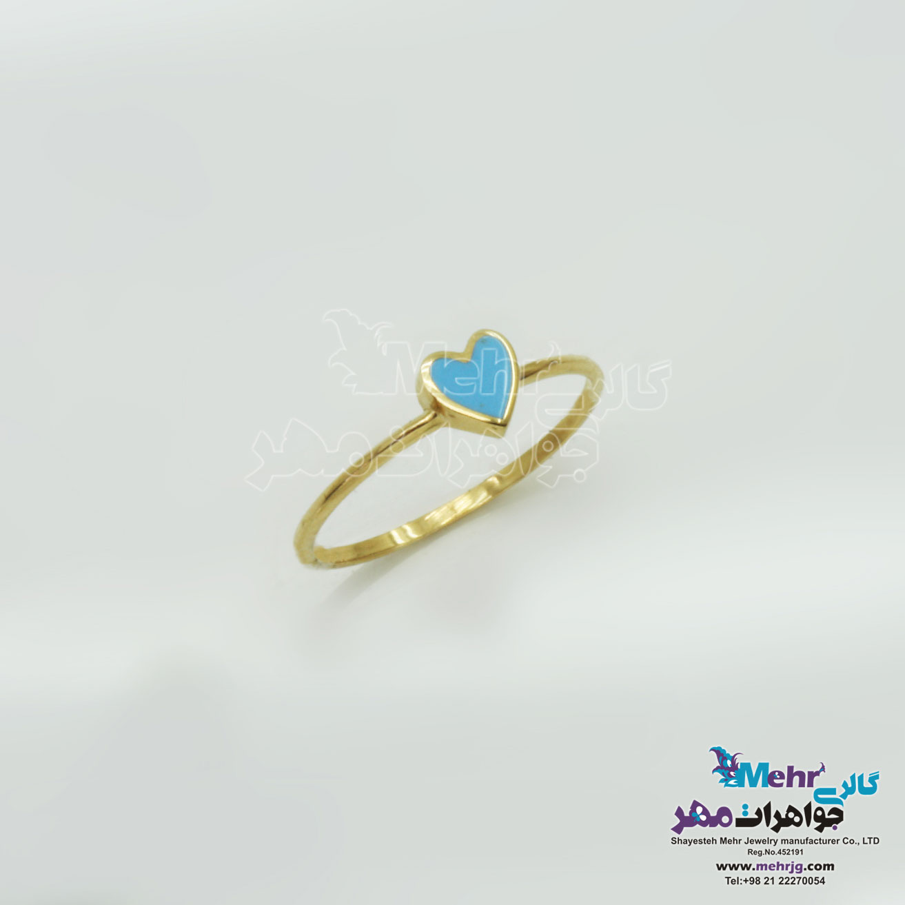 انگشتر طلا- طرح قلب