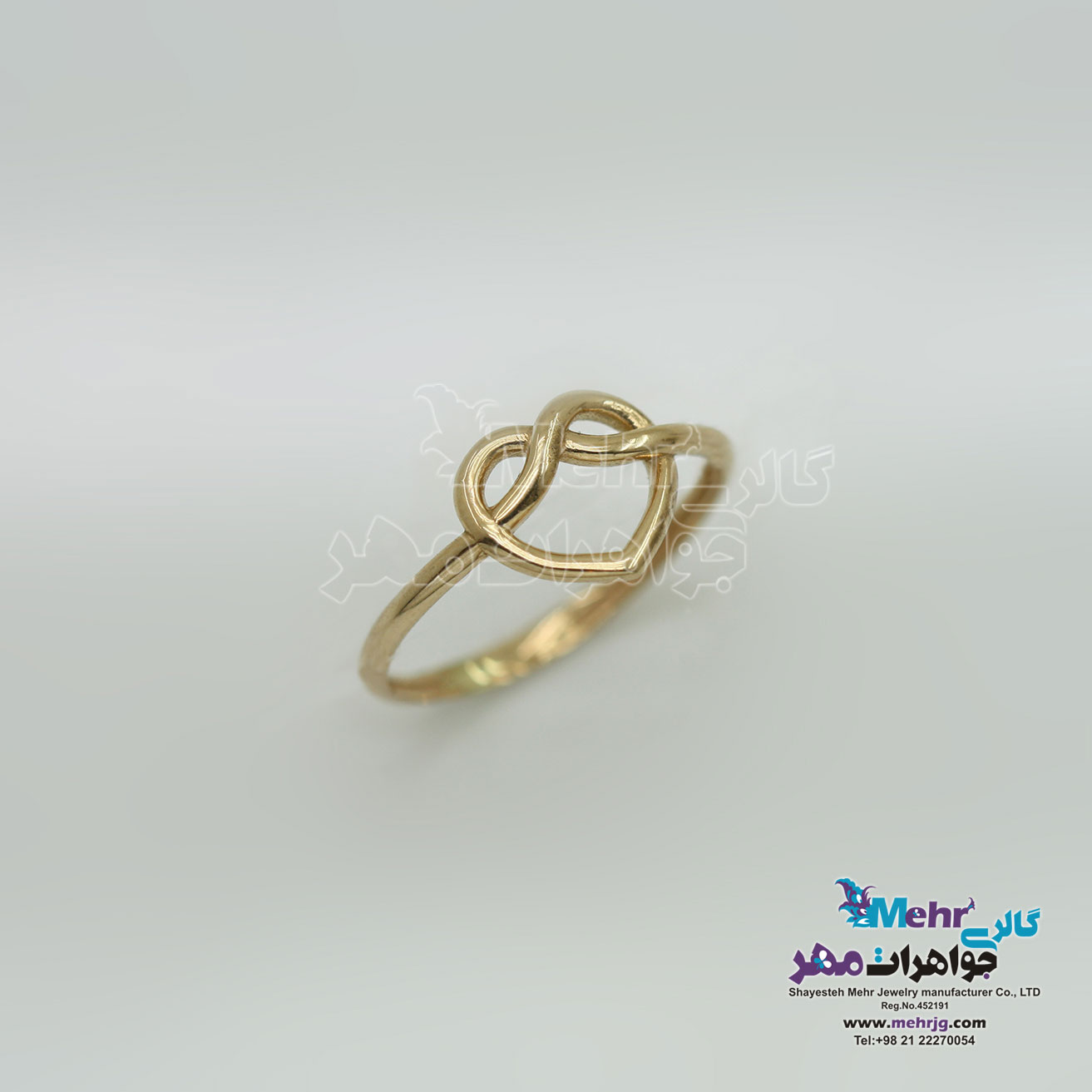 انگشتر طلا- طرح قلب
