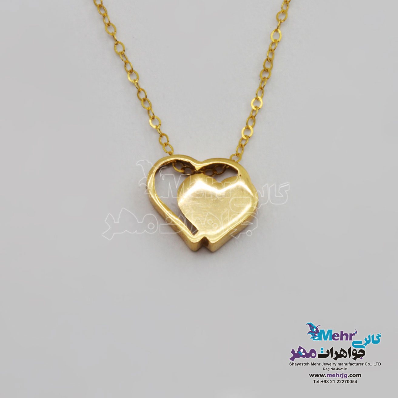 گردنبند طلا – طرح قلب