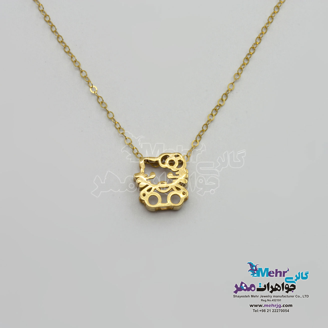 گردنبند طلا - طرح کیتی