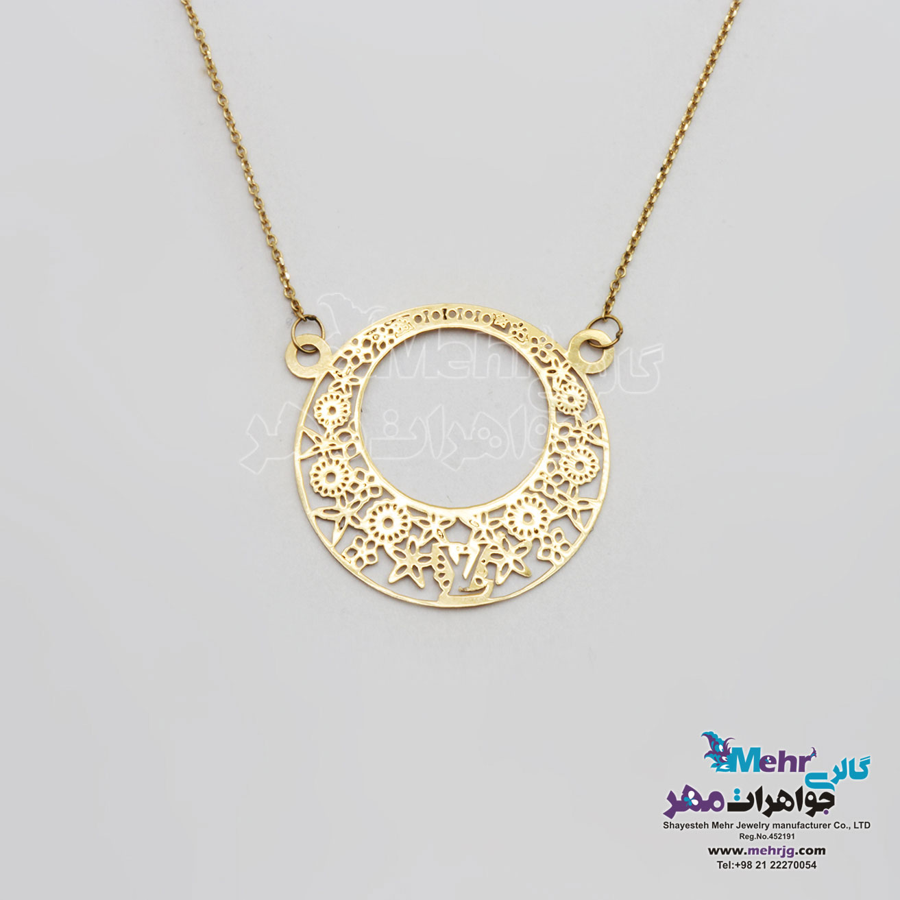گردنبند طلا – طرح لویی ویتون