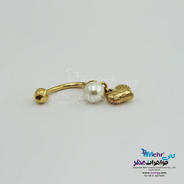 پیرسینگ طلا – طرح قلب