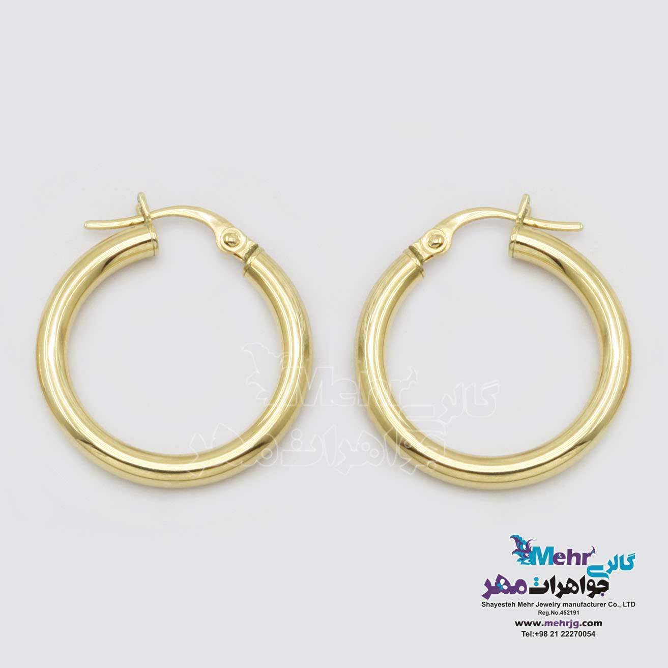 گوشواره گیره ای طلا - طرح دیوید یورمن