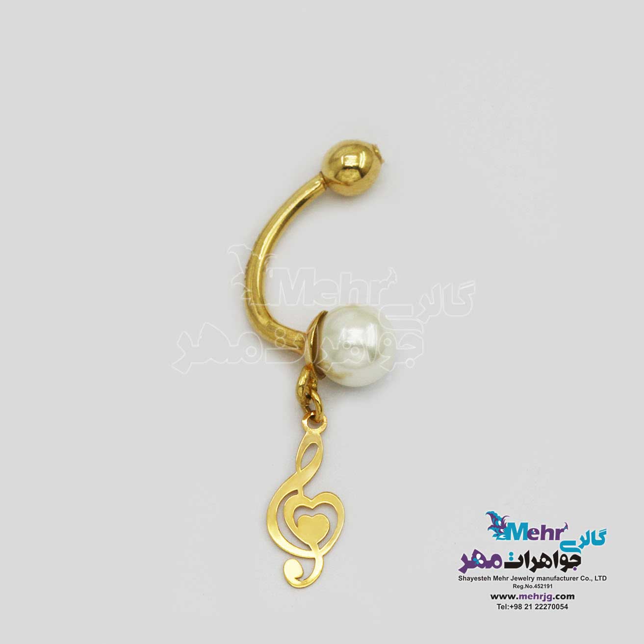 پیرسینگ طلا – طرح نت موسیقی
