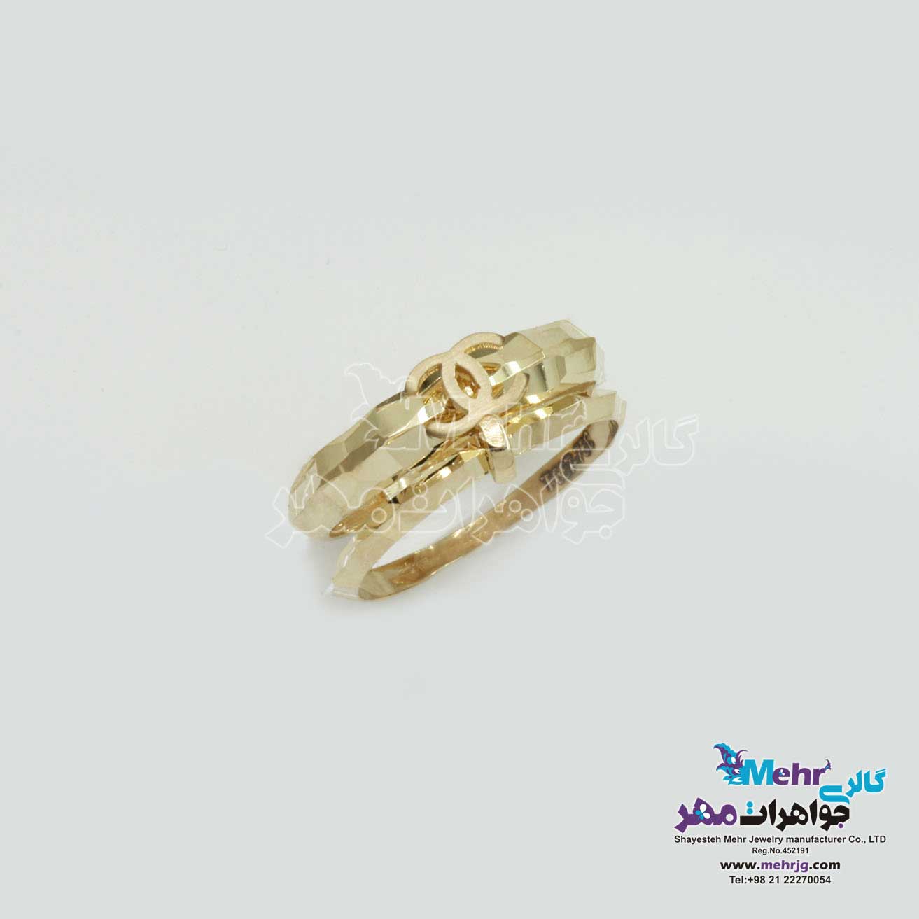 انگشتر طلا- طرح شنل