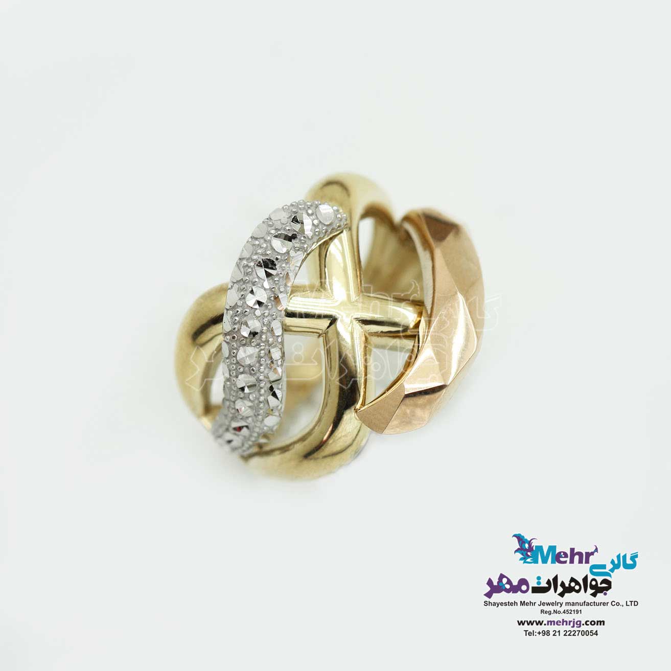 انگشتر طلا- طرح تراش