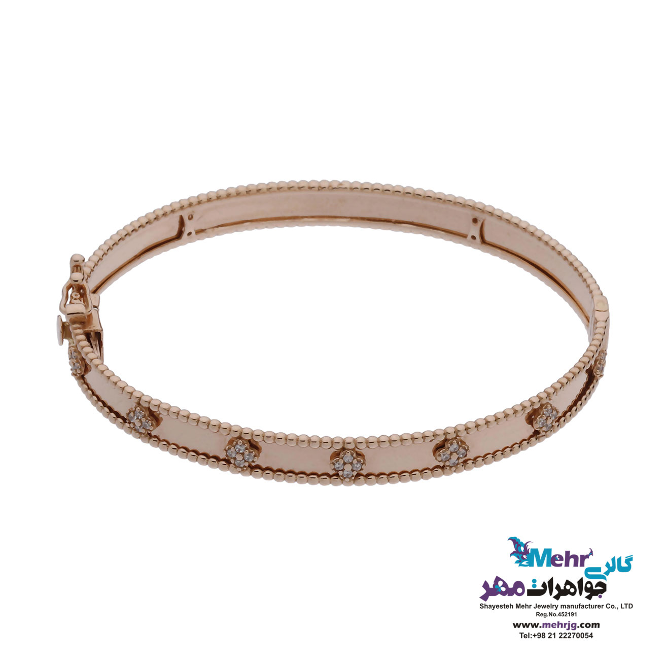 دستبند النگویی طلا - طرح ونکلیف