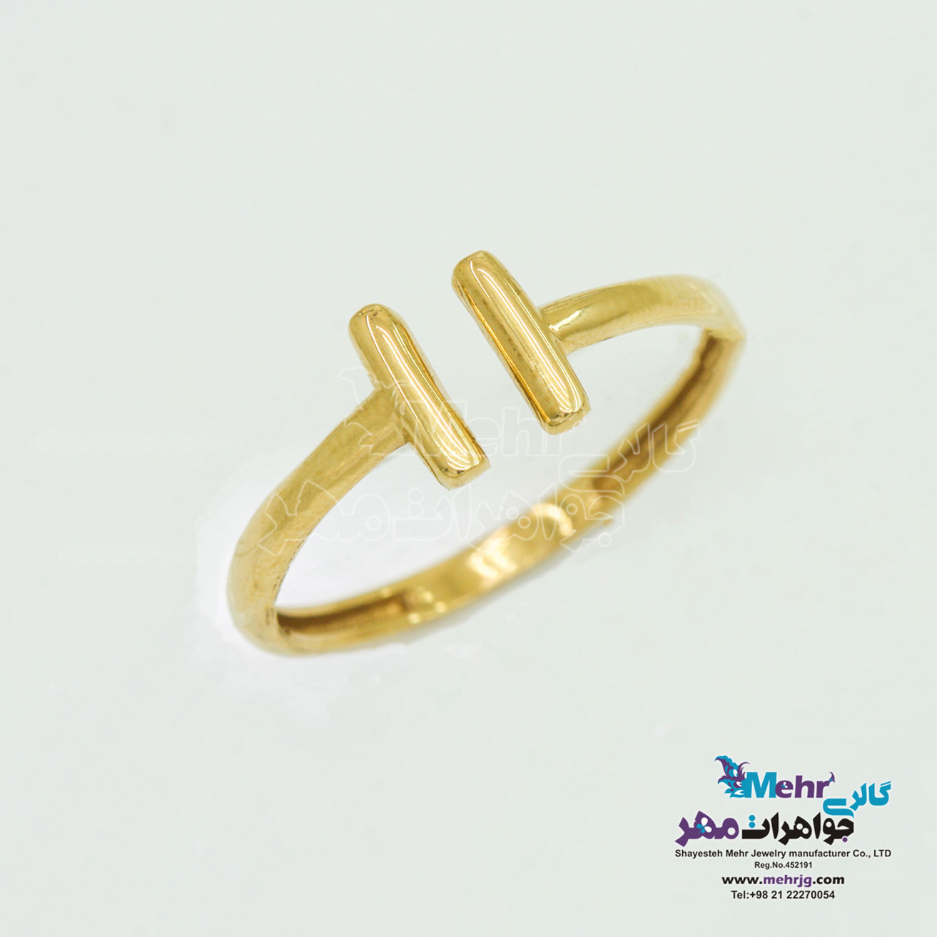 انگشتر طلا - طرح تیفانی