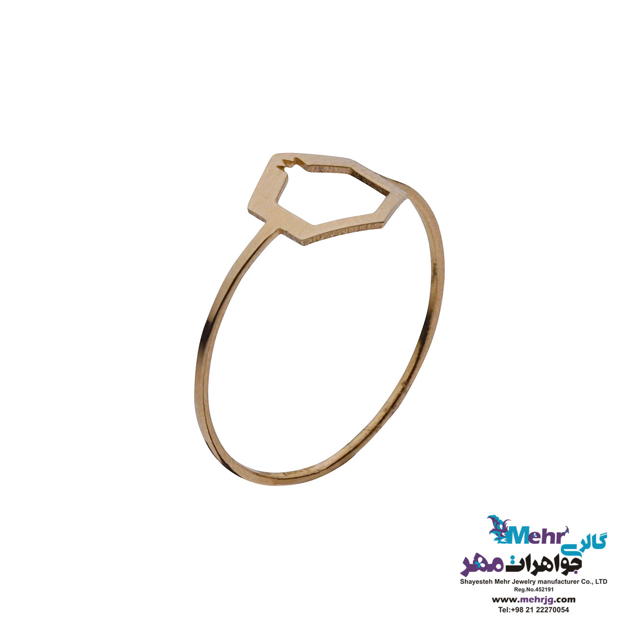 انگشتر طلا - طرح انار