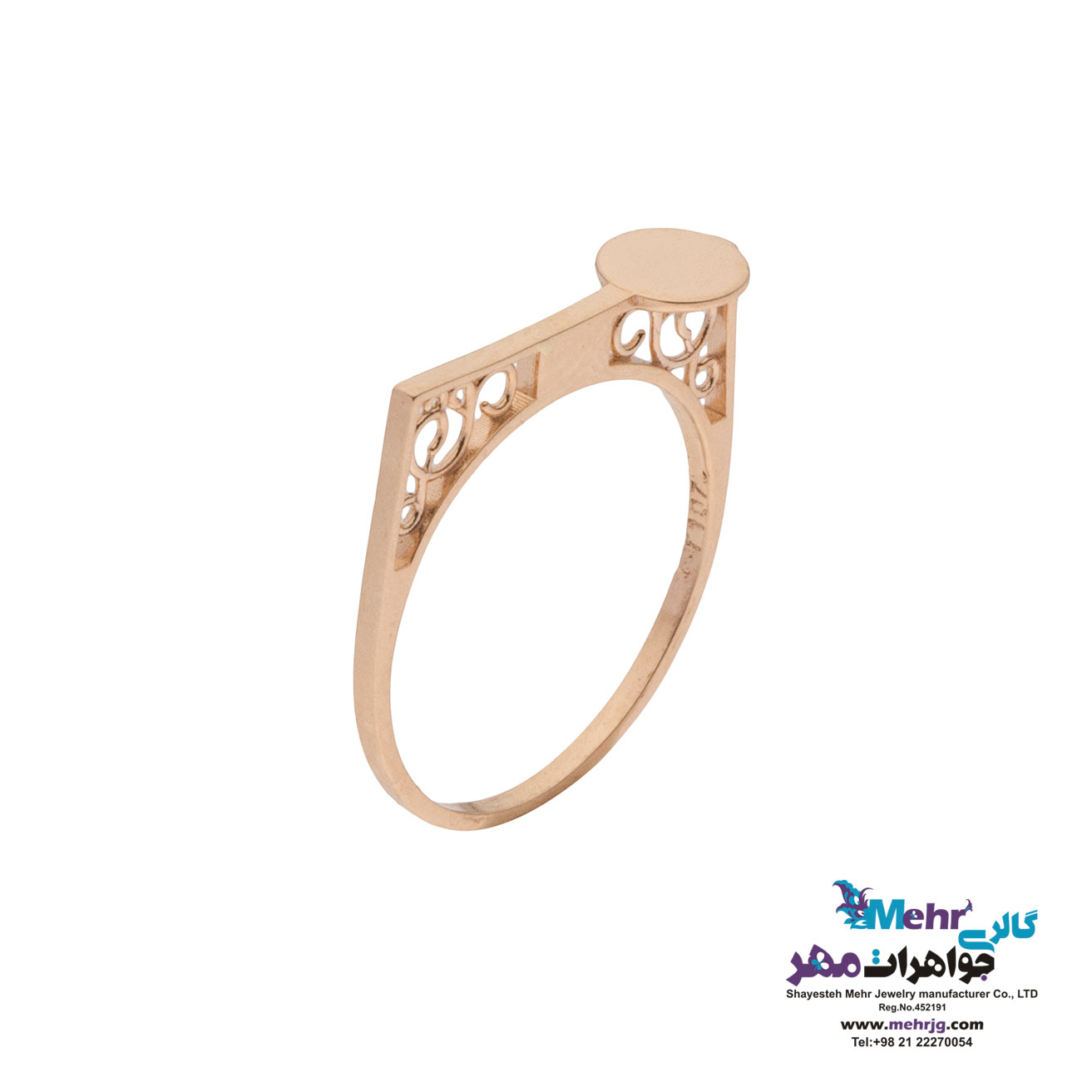 انگشتر طلا - طرح دایره