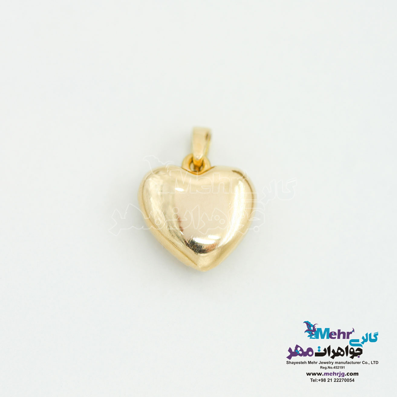 آویز طلا - طرح قلب