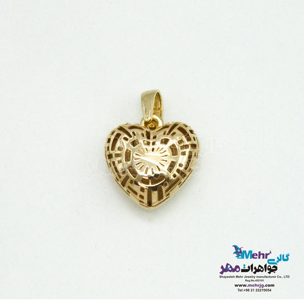 آویز طلا - طرح قلب