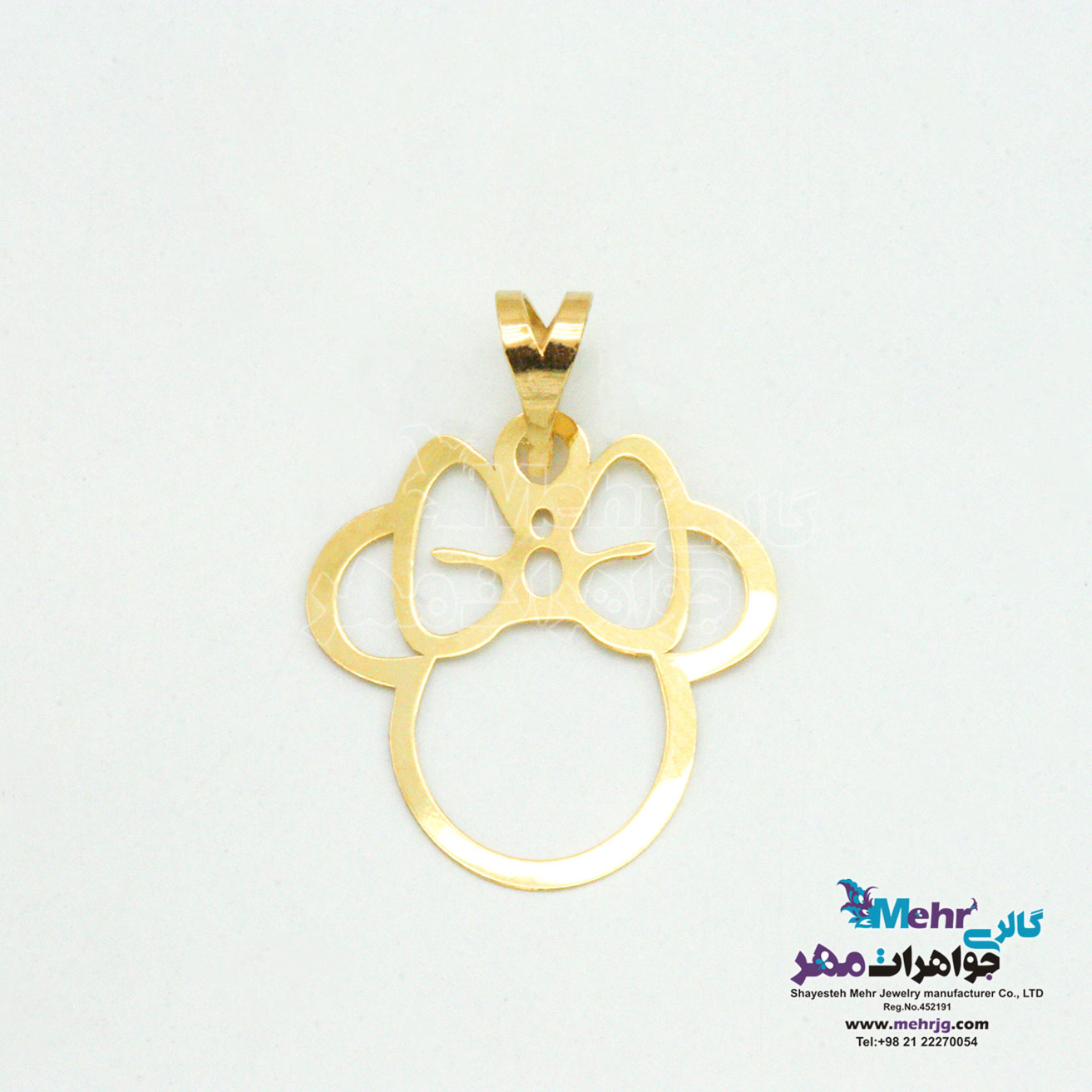 آویز طلا - طرح میکی موس