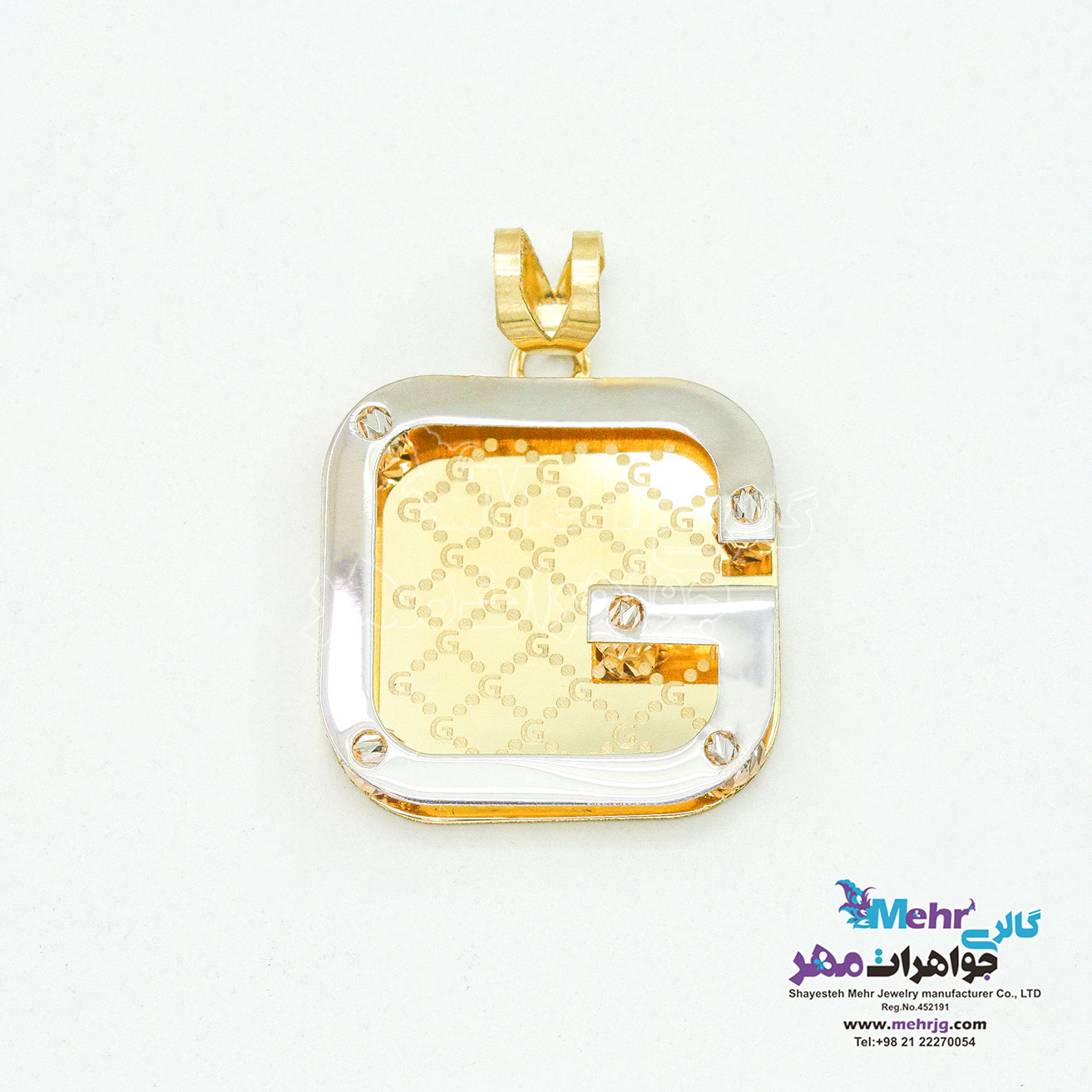 آویز طلا - طرح گوچی