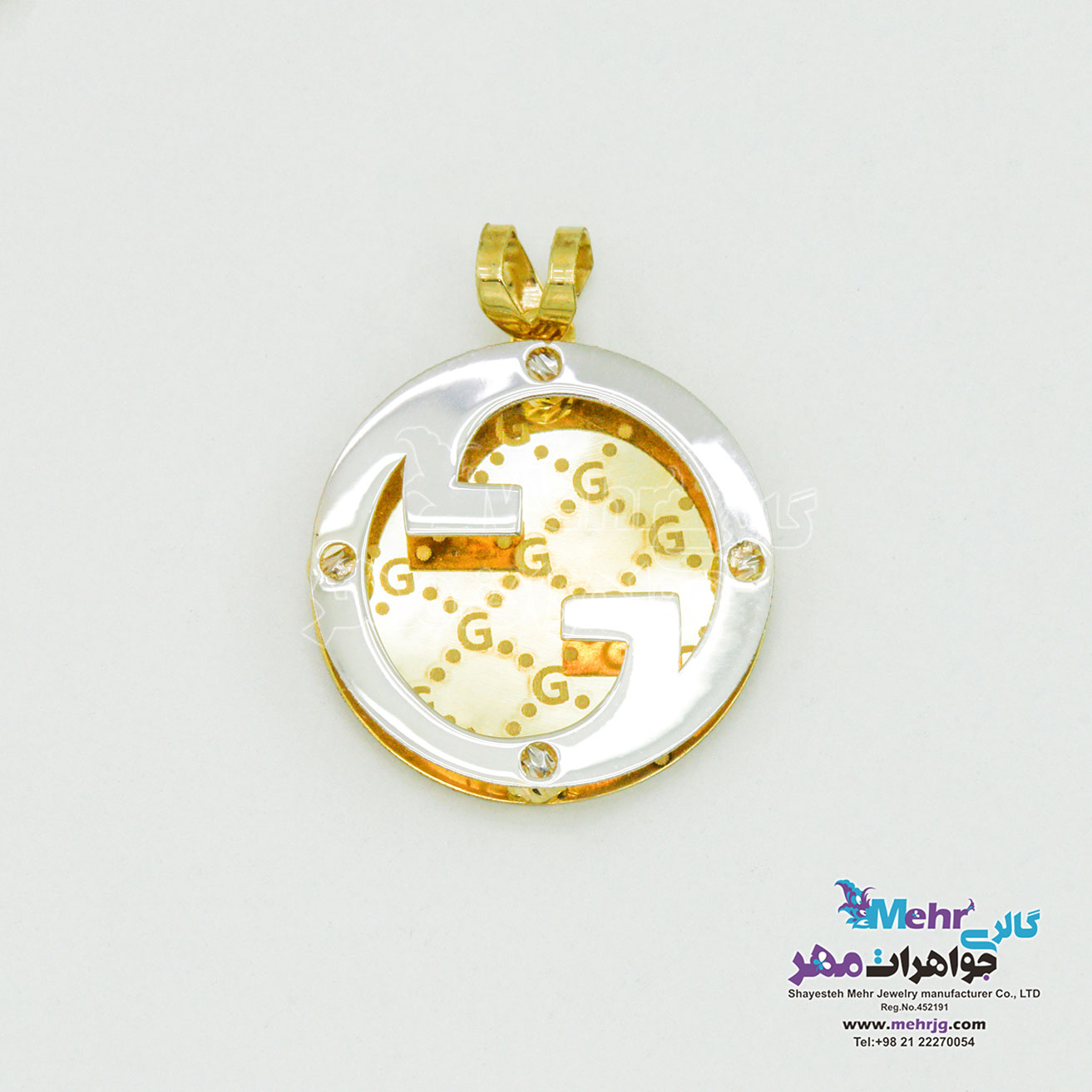 آویز طلا - طرح گوچی