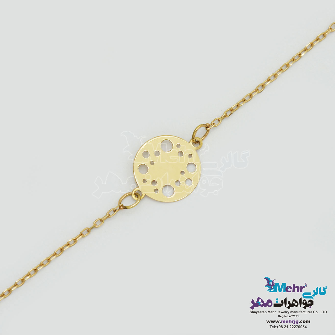 دستبند طلا - طرح هندسی