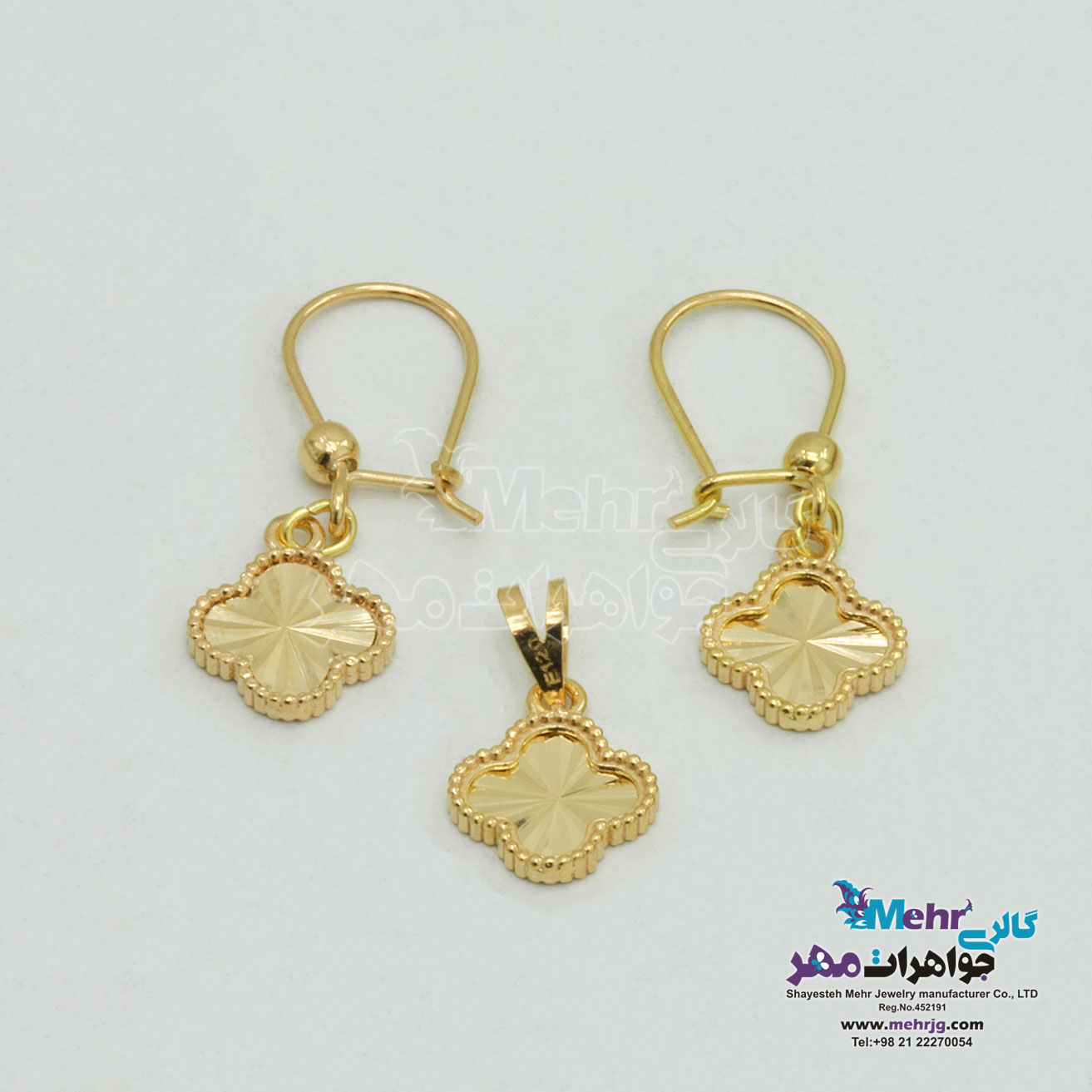 نیم ست طلا - طرح ونکلیف