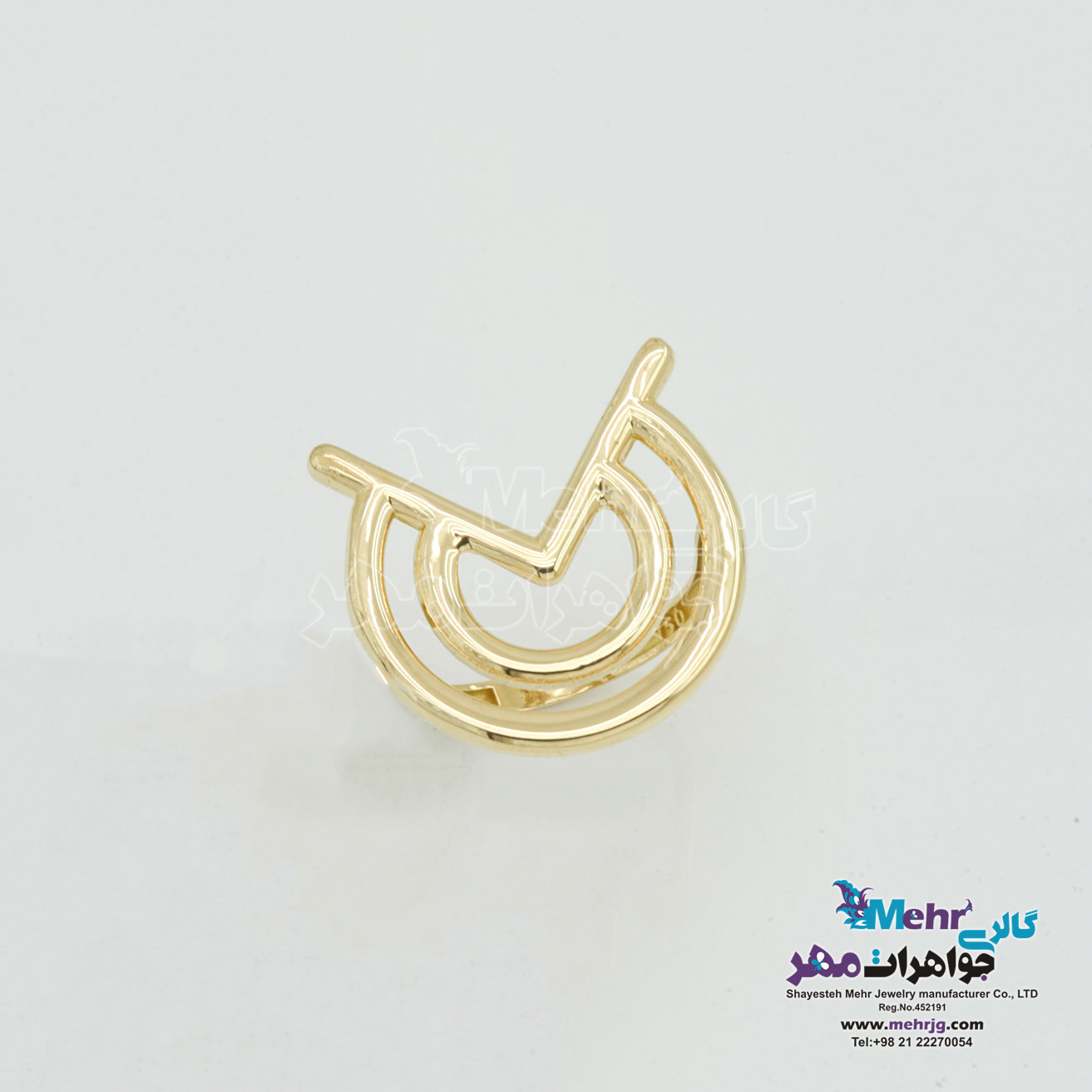 انگشتر طلا - طرح جغد