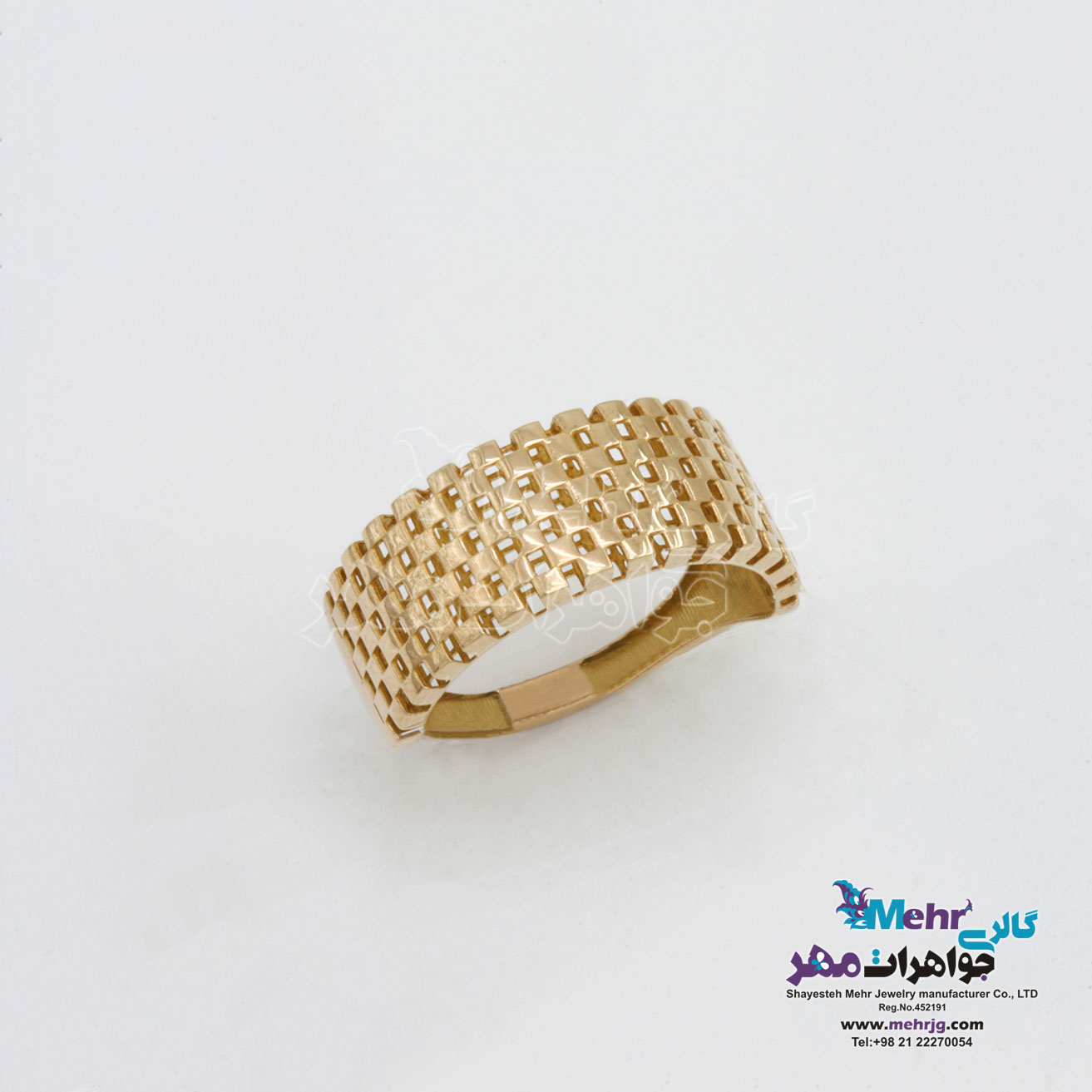 انگشتر طلا - طرح رولکس