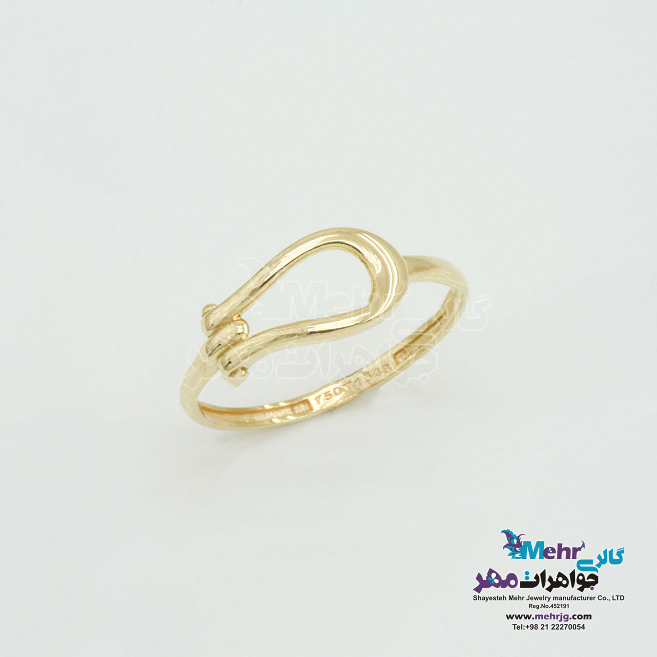 انگشتر طلا - طرح امگا