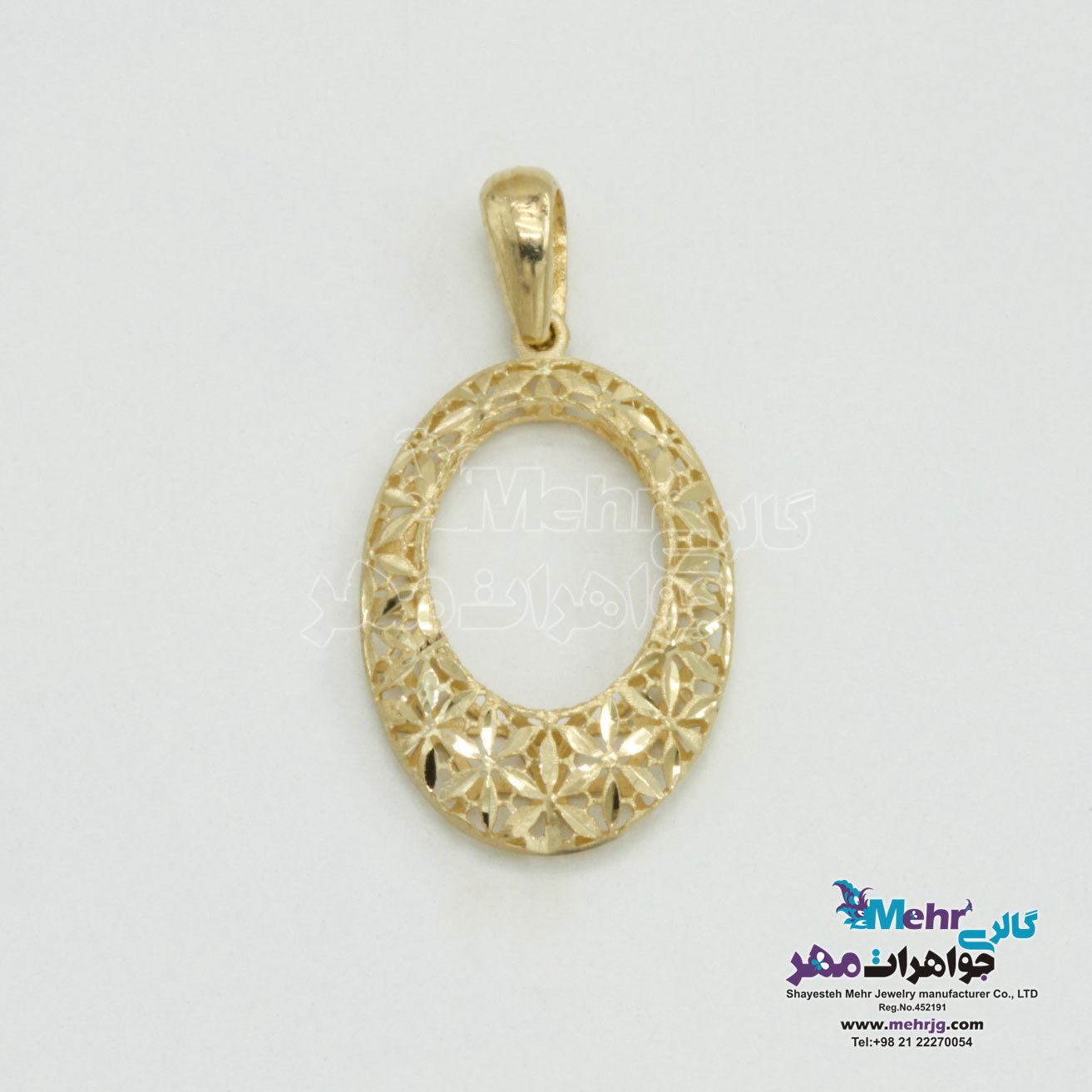 آویز طلا - طرح تراش