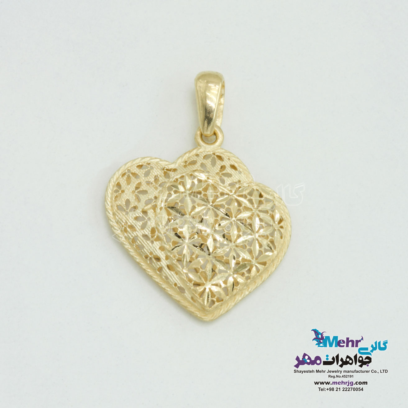 آویز طلا - طرح تراش