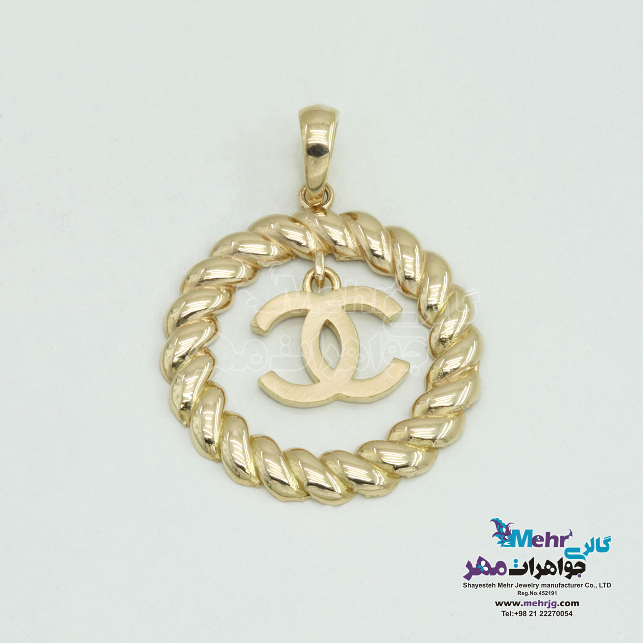 آویز طلا - طرح شنل