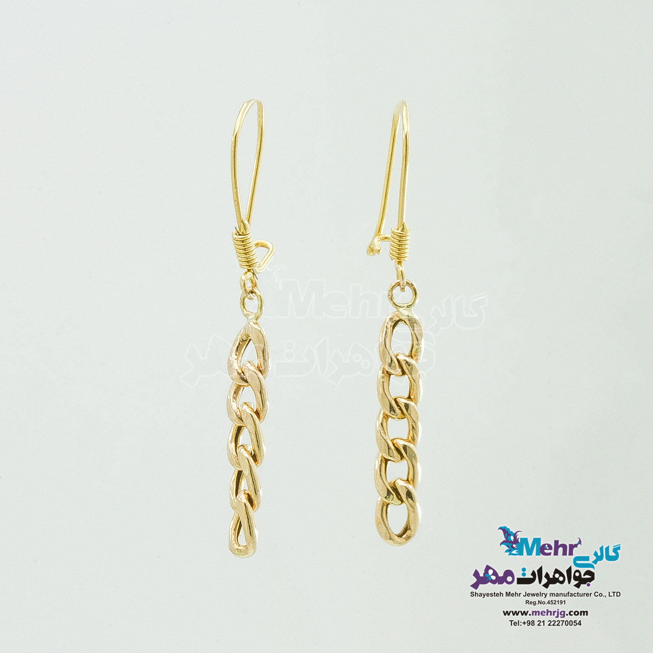 گوشواره طلا - طرح کارتیه