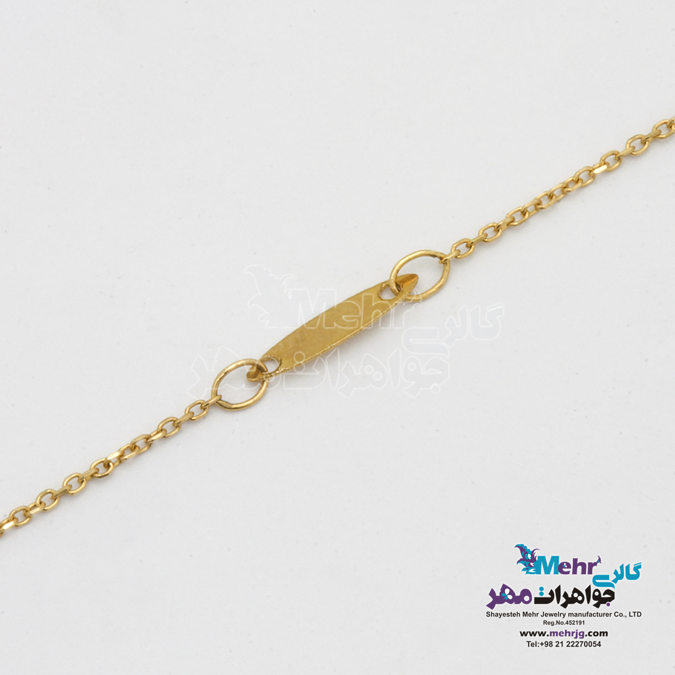 دستبند طلا - طرح پولکی