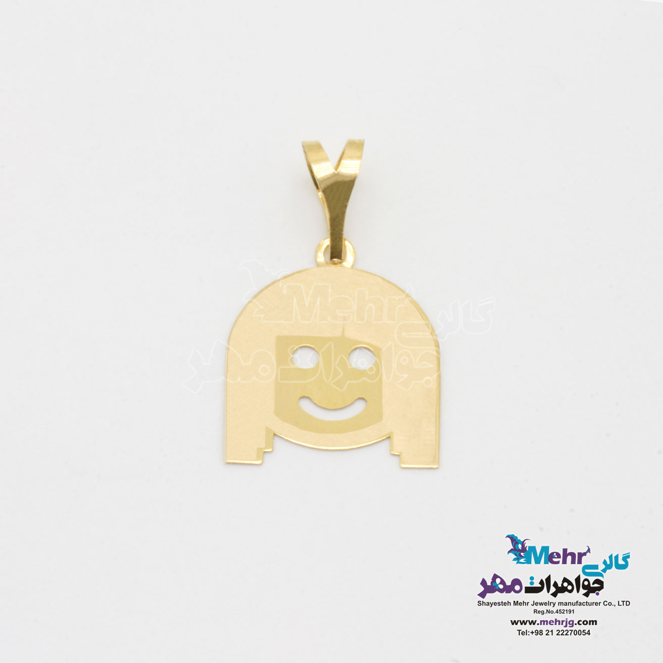 آویز طلا - طرح کودک