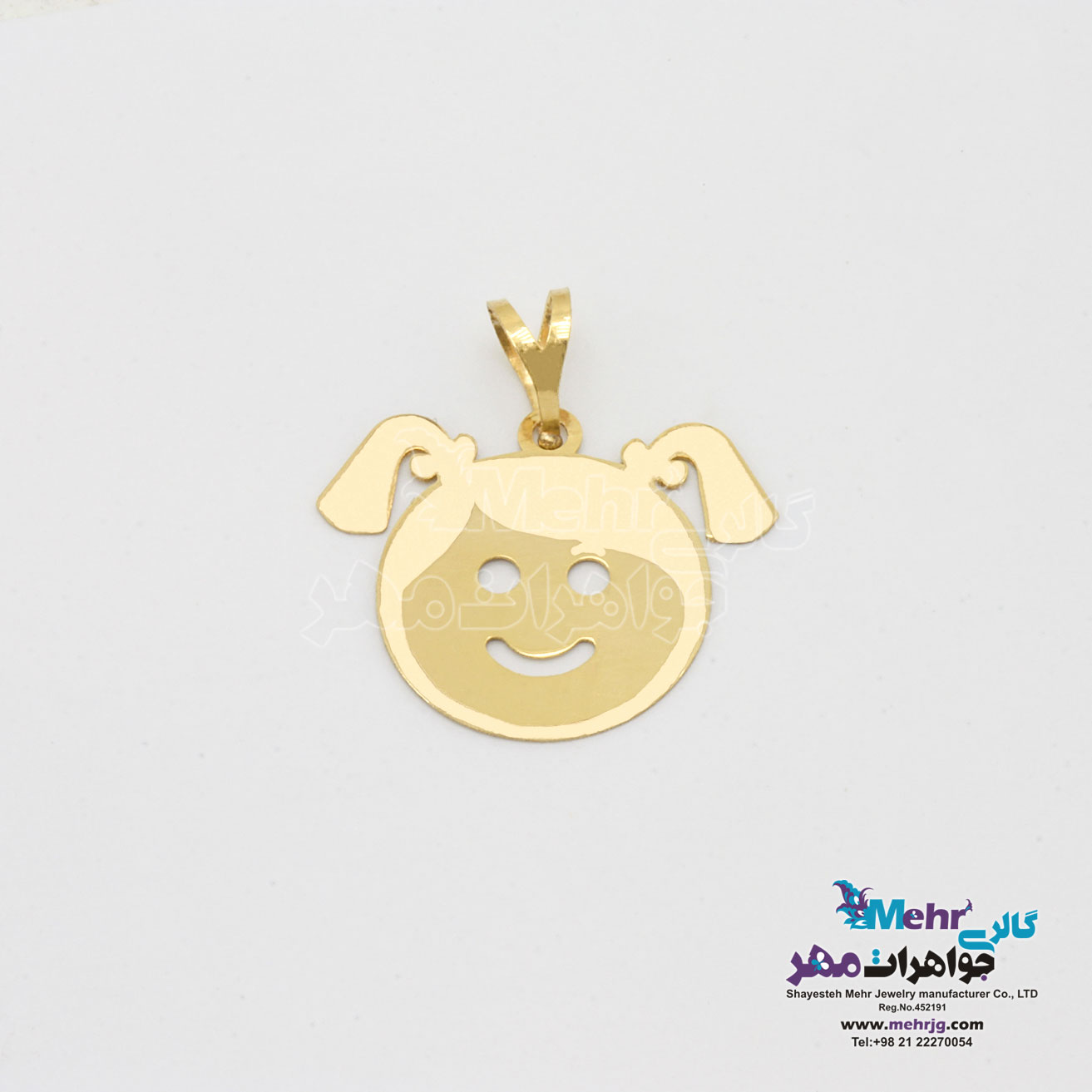 آویز طلا - طرح کودک